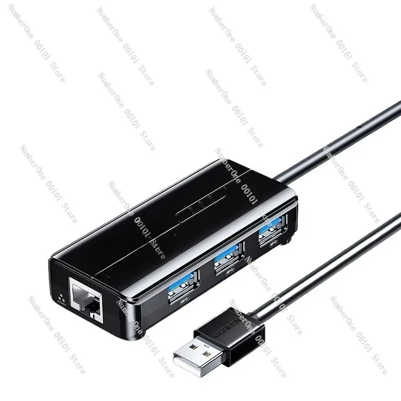 Network Cable Transform Interface Converter, USB 3.0 Gigabit Broadband to RJ45 Wired Network Card Expansion Dock Connector