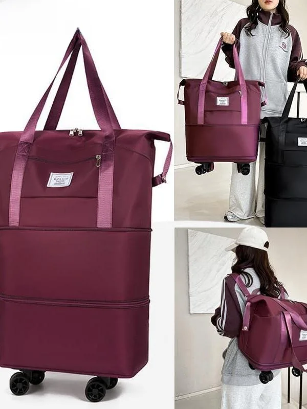 

Большая съемная сумка-сумка Capaci с колесами Портативная дорожная сумка объединя двойная сумка-сумка для хранения удобной переноски