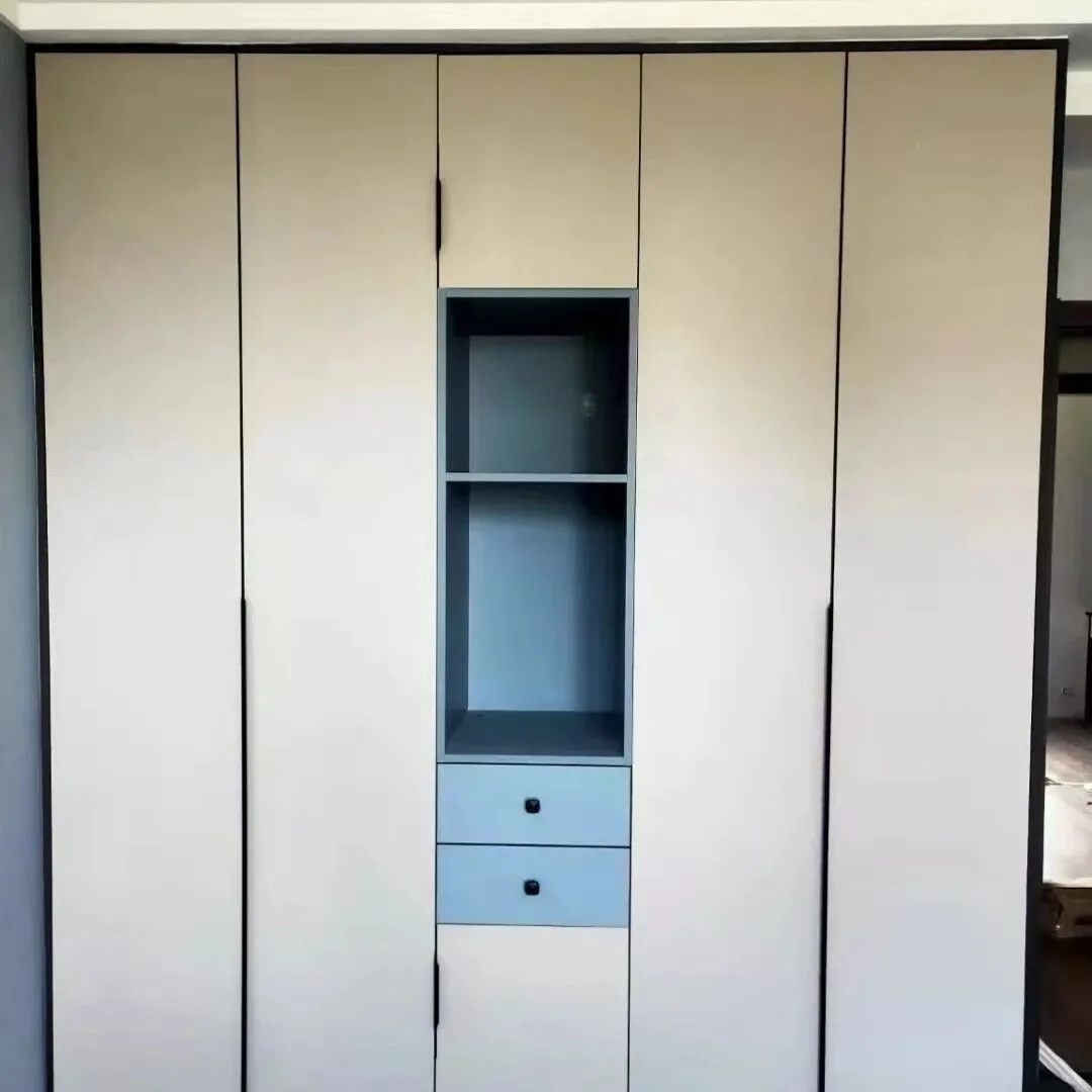 

High-quality One-door To-top Wardrobe Modern Simple Household Master Bedroom Light Luxury Large And Small Apartment Multi-grid M