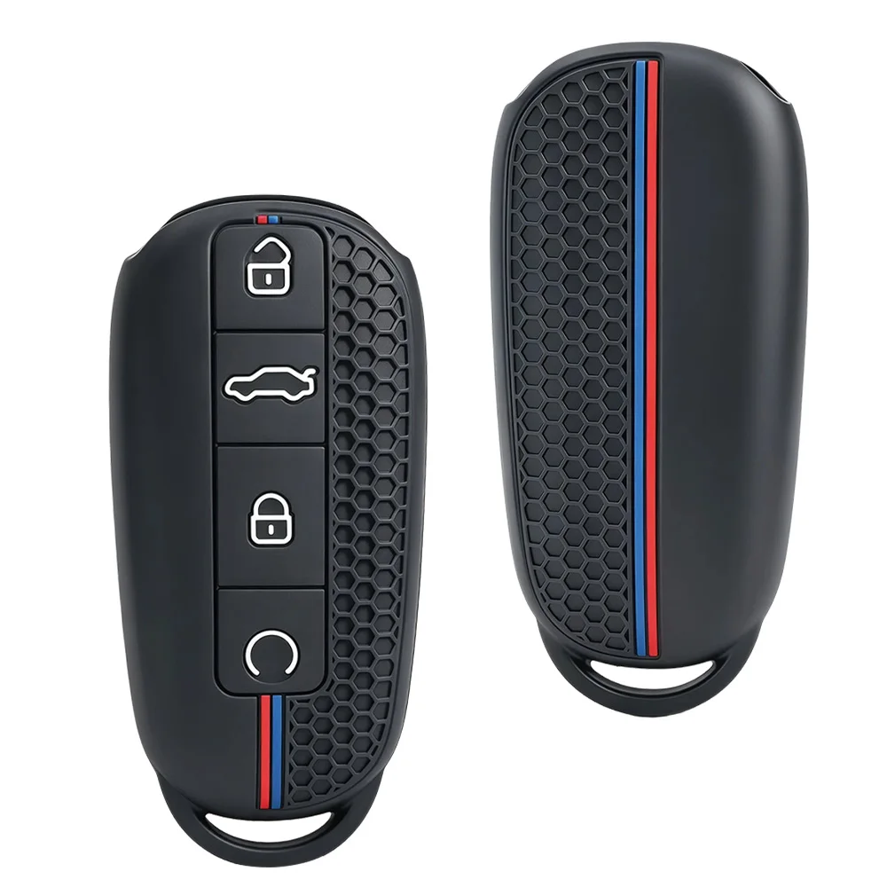 For Chery Omoda C7 C7 SHS PHEV Protective Silicone Key Cover Scratch Resistant Precise Fit
