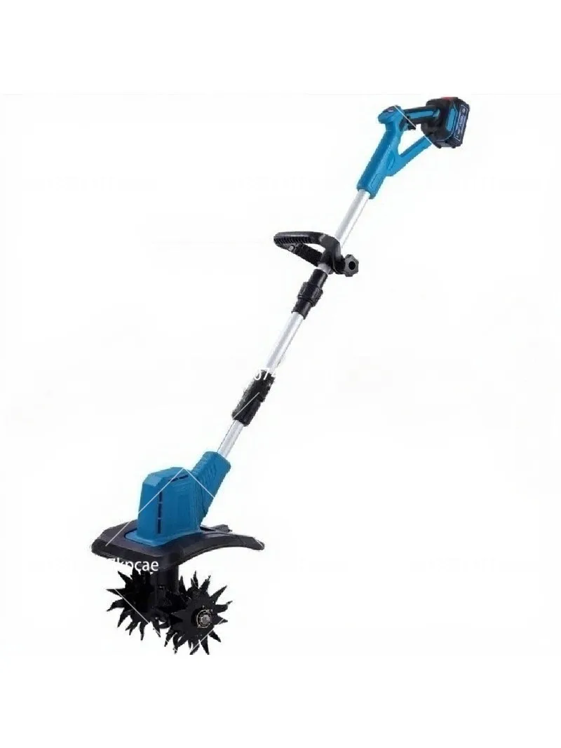 Compact Electric Tiller for Garden Soil Small Household Cultivator Lawn Scarifier Weeder