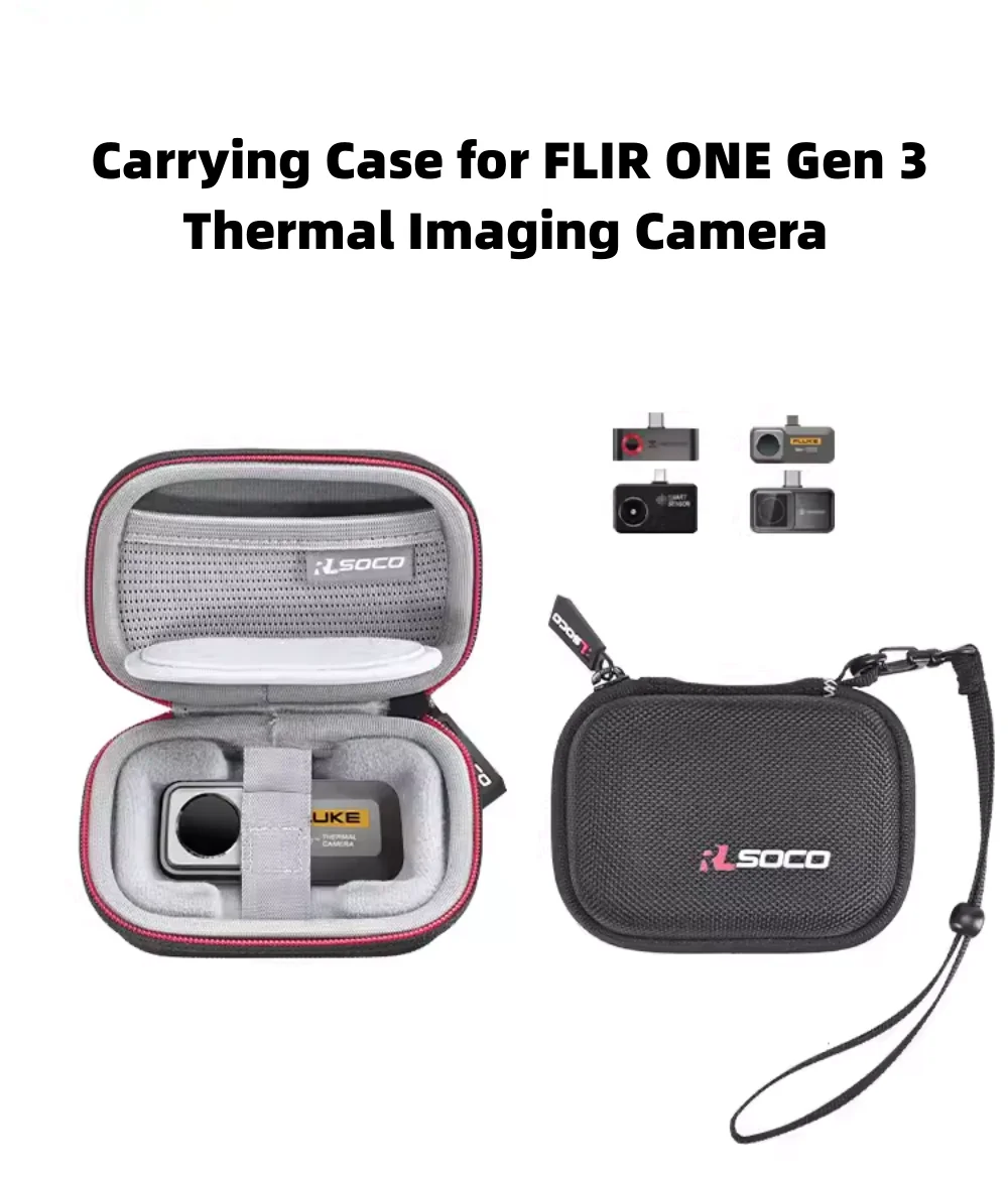 RLSOCO Hard Case for FLIR ONE Gen 3/PRO/Pro LT Thermal Imaging Camera & Fluke TC01A/TC01B 25Hz - iSee Mobile Thermal Camera - Image 6