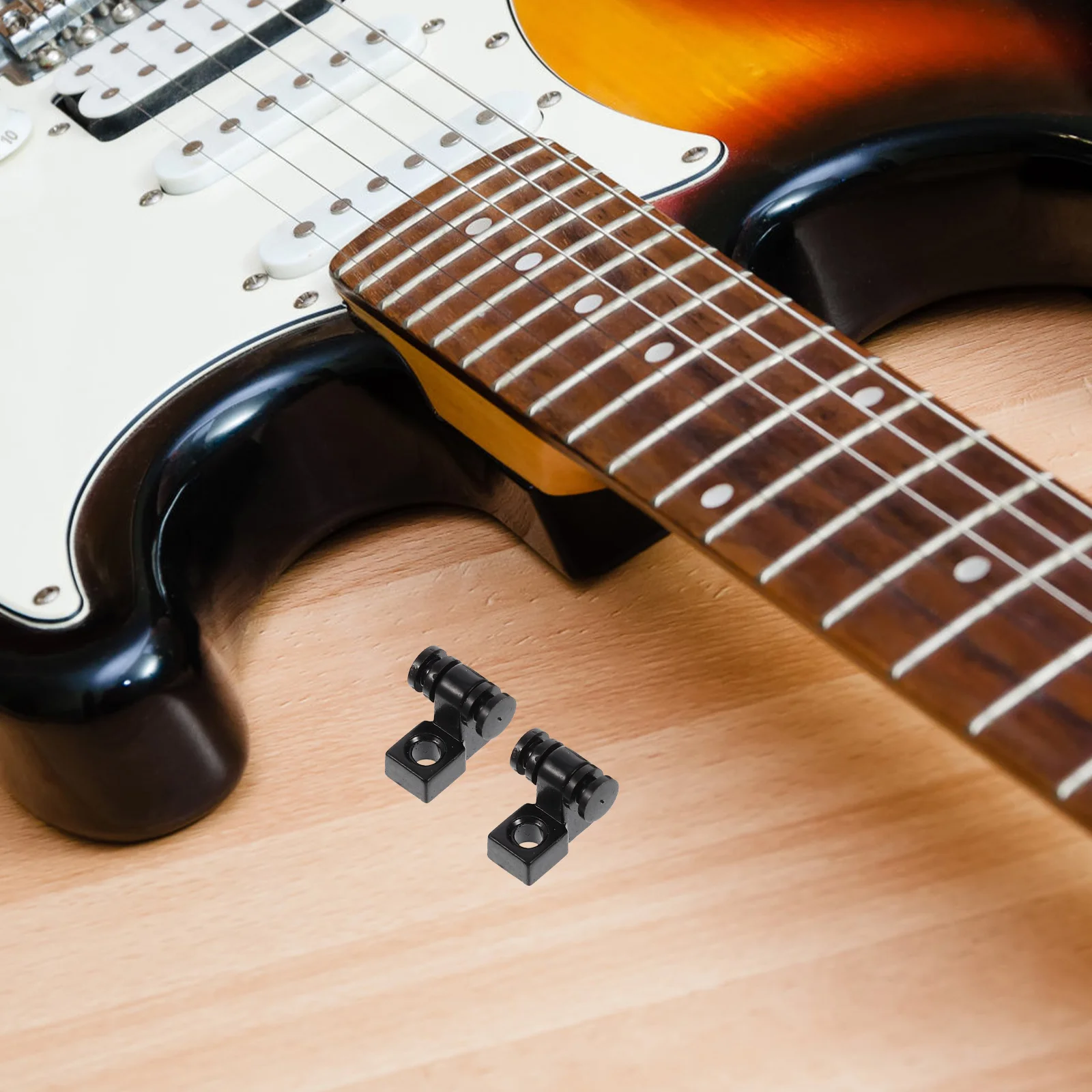 

2 set Electric Guitar String Tree Metal String Guide Premium Alloy Retainer For Tuning Stability Long-Term Use Guitar Parts