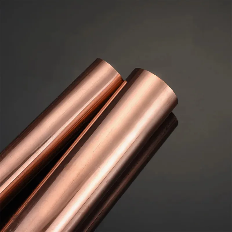 

T2 Pure Copper Rod Round Bar 8mm to 50mm Dia 100/150/200/250/300/400/500mm Length for Metalworking Milling Projects