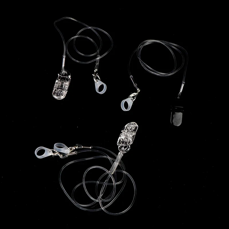 1Pc Hearing Aid Clip Clamp Rope Holder Protector Falling Losing Storage Case Box