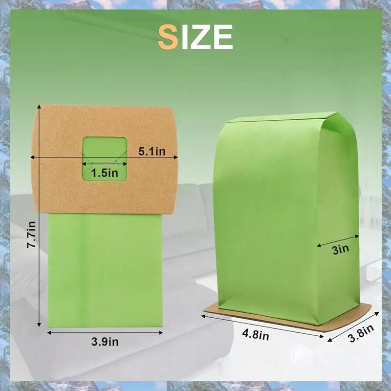 X16A 2025 NEW-12 Pack PKBB12DW Type BB Canister Vacuum Bags Replacement Parts For Oreck XL Buster B Vacuum Bags With 2 Motor Fil