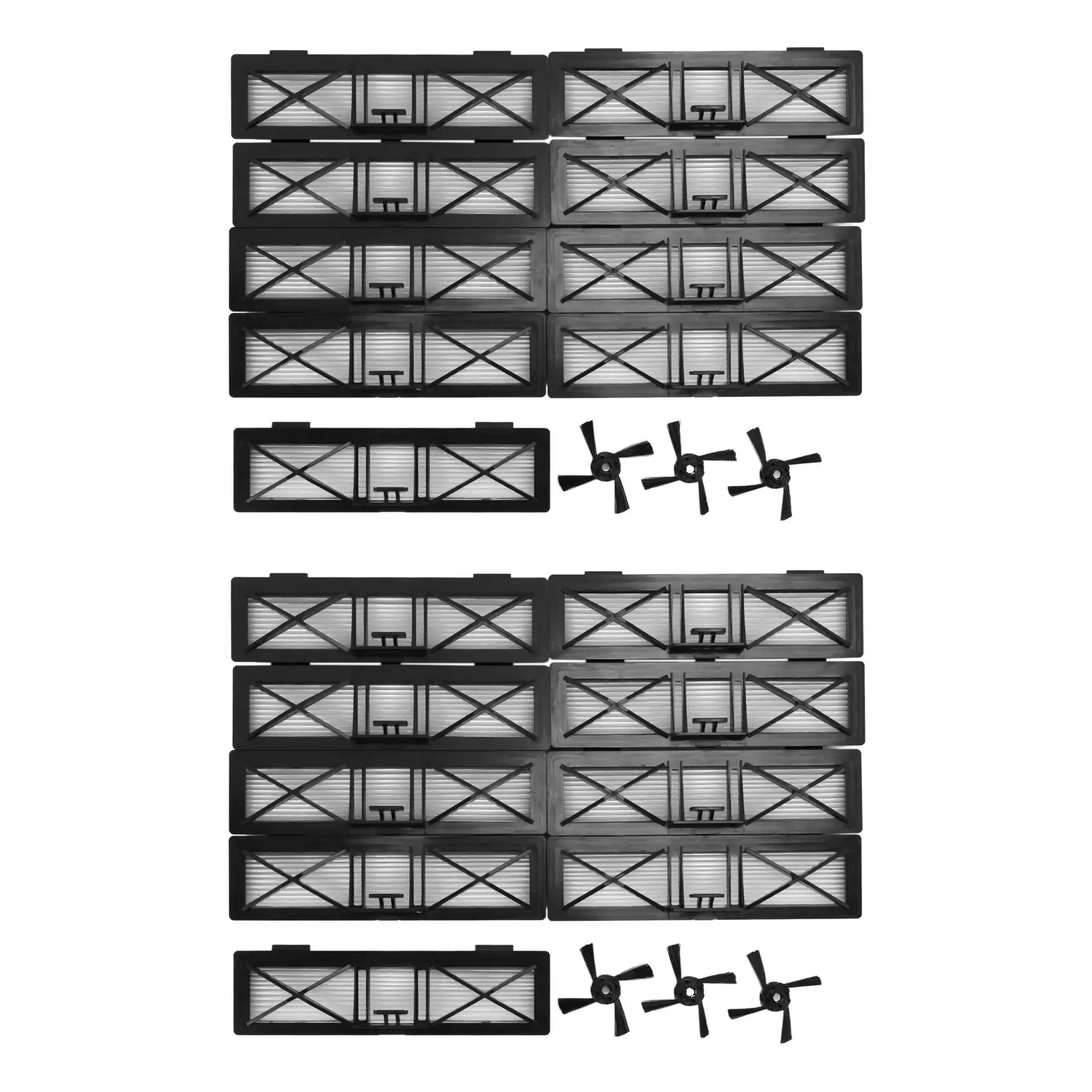 a38t-18x-hepaフィルター-6xサイドブラシ-neato-botvac-d3-d4-d5-d6-d7-d70-d75-d80-d85-connected-botvac-75e-80-85用-ブラシ-フィルター