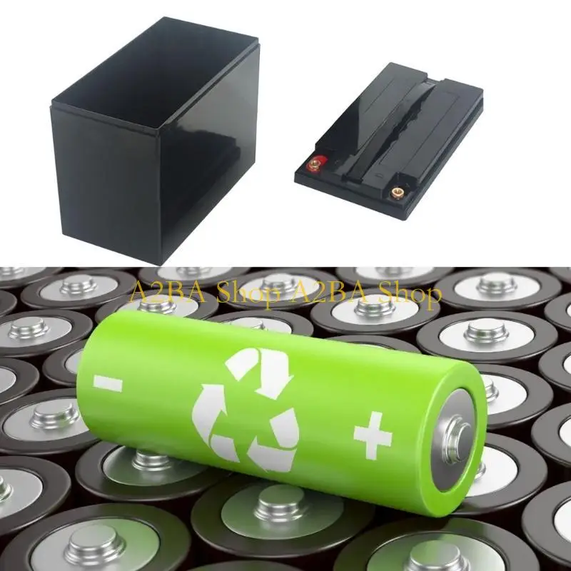 A2BA 12V 50AH 18650 Lithium Battery Container Case Cover With Copper Posts Battery Housing Box For High Current Applications