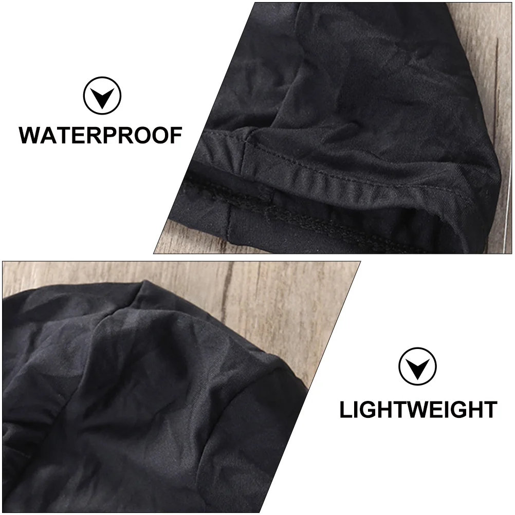 

6Pcs Polyester Swimming Caps Reusable Waterproof Elastic Unisex Swim Hats Comfortable Bathing Caps Polyester Swimming Hats