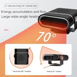 Fan of the calefator of the car with electric heating, windshield's self-defoster, defiling demister, 4in 1, 200W, 12v, 24V 5 MAIN SALES WALK OF WALKING - №5