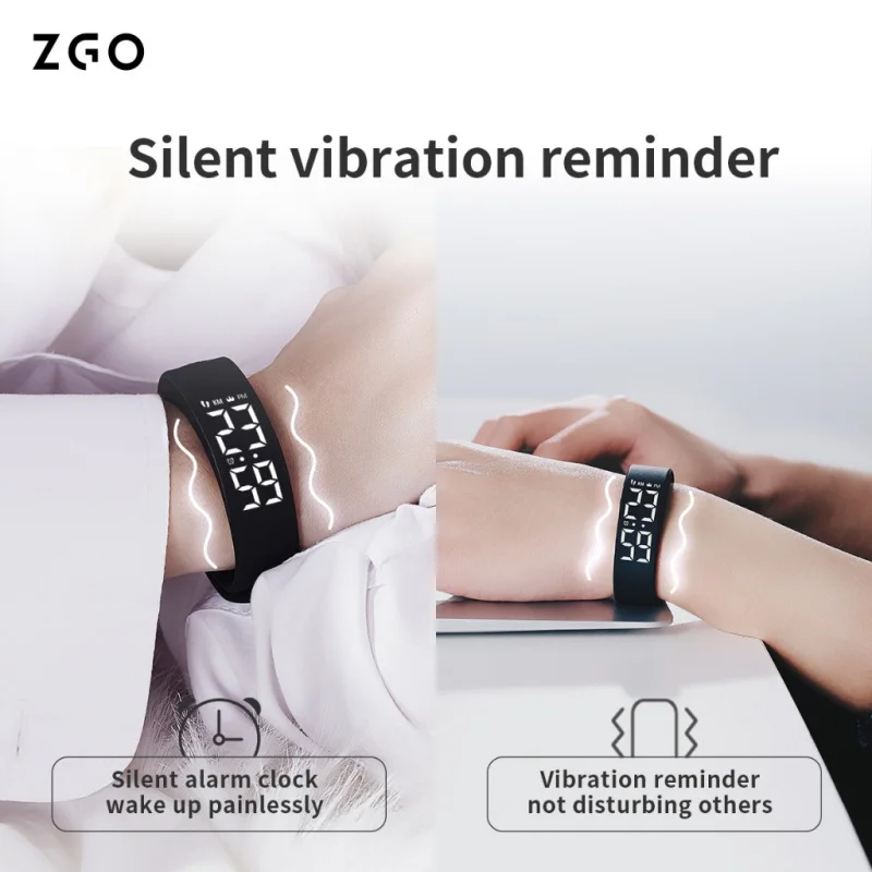 ZGO Multifunctional Watch For Men Boys Girls Sports IP65 Waterproof Pedometer Chronograph Alarm Clock 663X
