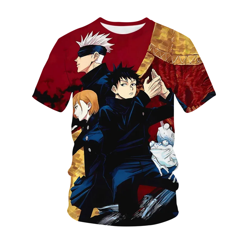 

2024 New Hot Trend 3D Printed Men's and Women's T-shirts Casual Style Summer O-collar Top