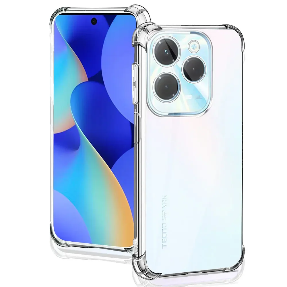 For Infinix Hot 40 Pro Case Silicone Soft Shockproof Coque For Infinix Hot 40i /Hot 30i NFC Clear Phone Case Infini Hot 30 Funda