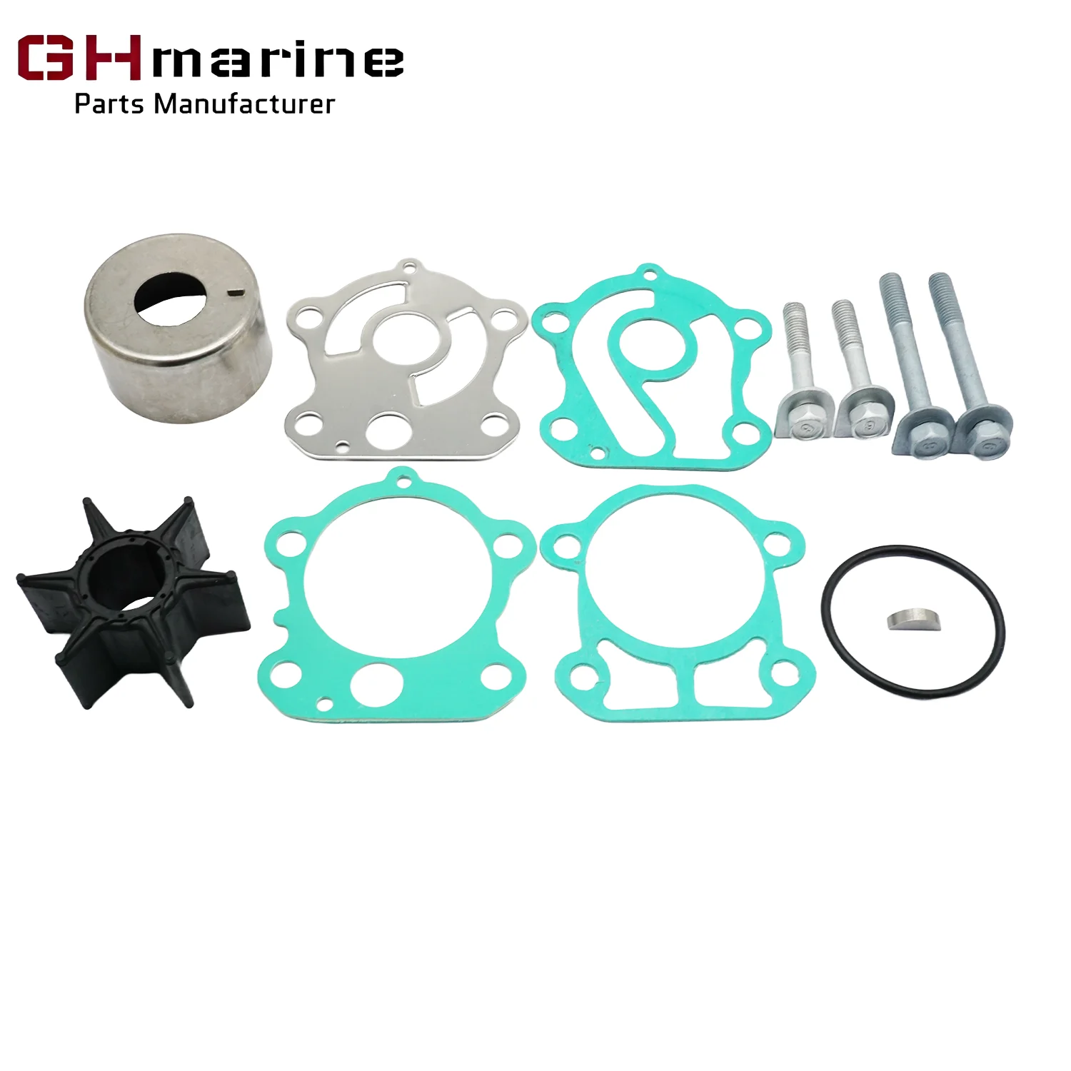 692-W0078-00 For Yamaha 60 70 75 85 90 HP 2 Stroke Marine Water Pump Impeller Repair Service Kit Outboard Engines 18-3371