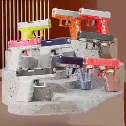 Fun Glock Water Gun Children's Toy Water Gun Manual Burst Outdoor Water Play Summer Toy