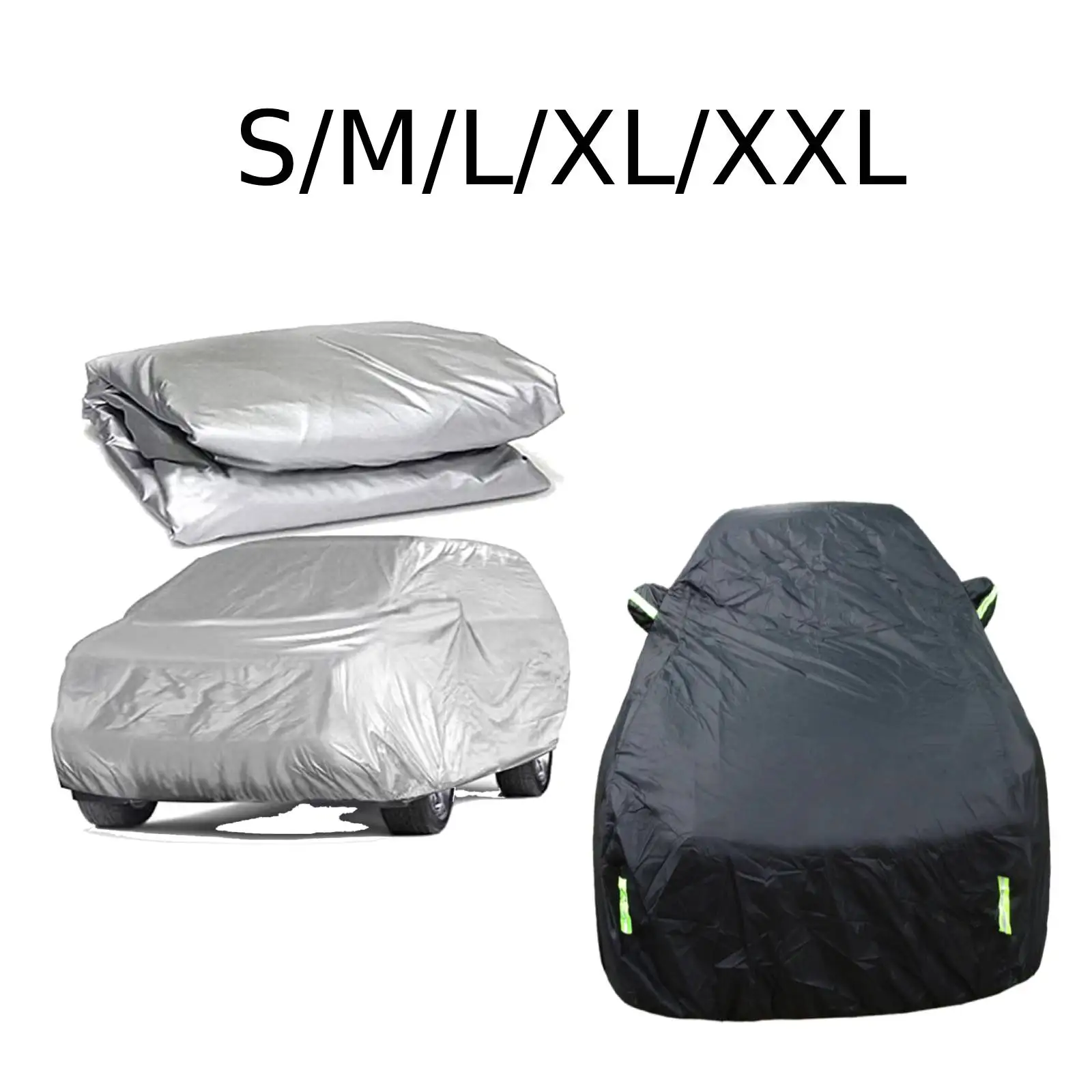 

Universal Full Car Cover Black for Sedan Truck SUV UTV Waterproof Sun Dust proof Car Covers UV Protective S/M/L/XL/XXL Car Cover