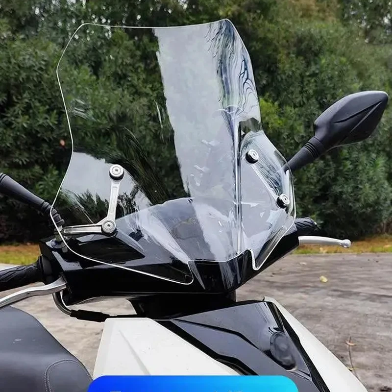 For Suzuki UY125 Haojue AFR Honda front windshield modification accessories motorcycle UY front windshield bracket + windshield