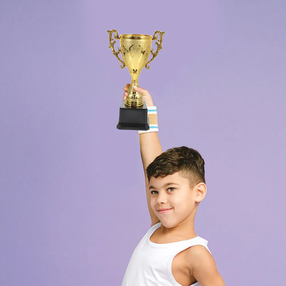 Lot de 2 trophées exquis pour étudiants, prix créatif en forme de récompense pour les célébrations et les compétitions, idéal pour la décoration de la salle de classe, les cadeaux de fête et l'encouragement