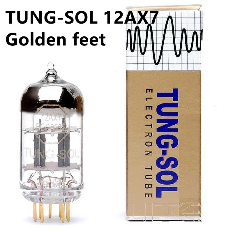 Русский Tissot TUNG-SOL 12AX7 заменяет ECC83 12AX7-B ECC803S 6N4 с золотой игольчатой трубкой, парный ламповый усилитель, Hi-Fi аудио усилитель
