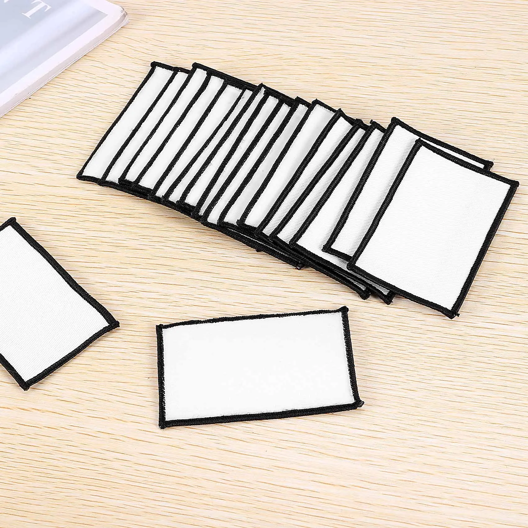 X11AA 18 Sublimation Decorative Blank Products, Fabric Ironing Custom Patches, DIY Personalized Clothes Patch Backpack Hat Bag