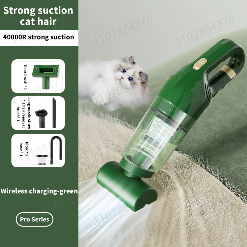 Electric Pet Hair Cleaner Car mounted Wireless Mini High Power Car Vacuum Cleaner Portable High suction Pet Cleaning