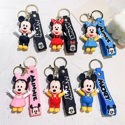 Szósta generacja Mickey Minnie pvc brelok para brelok kółko do kluczy wisząca dekoracja dekoracja ślubna