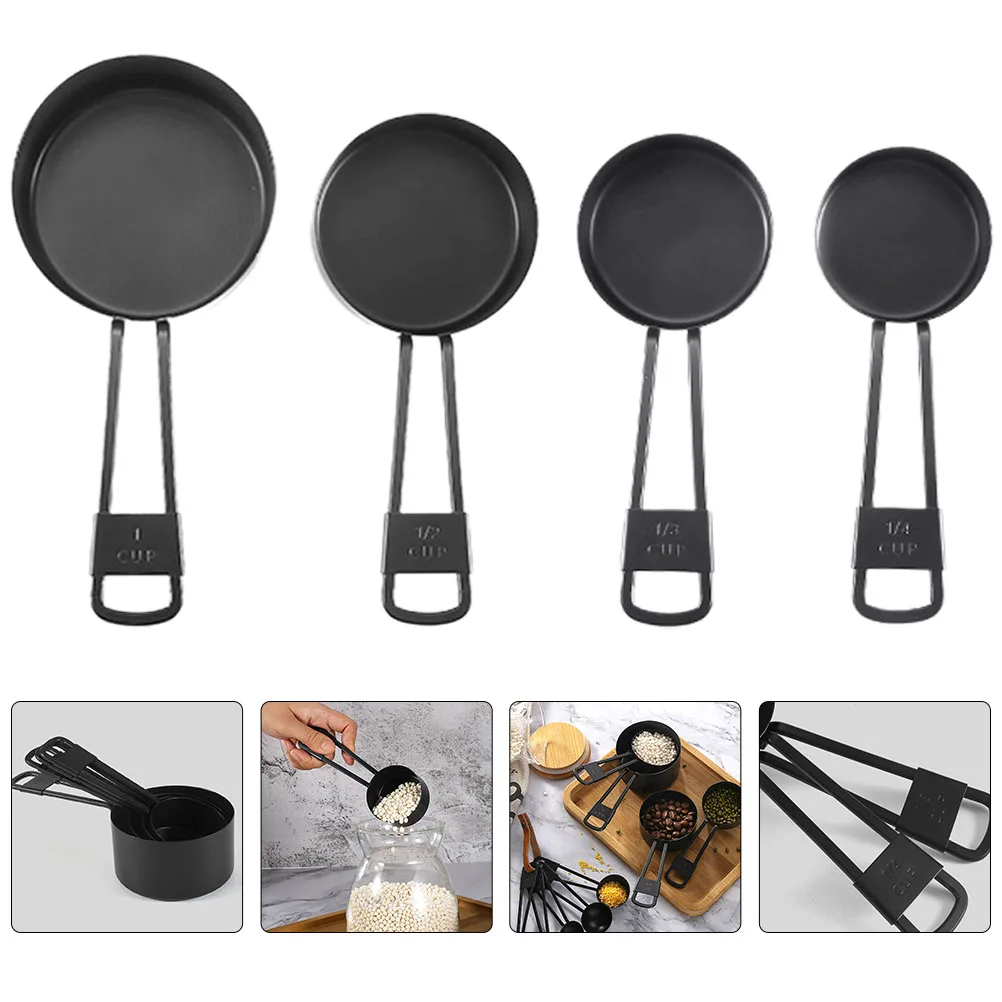 

1 set 1 Set Stainless Steel Measuring Cups Set For Coffee Beans Baking Kitchen Stackable Small Metric Cup Tools Multiple Sizes