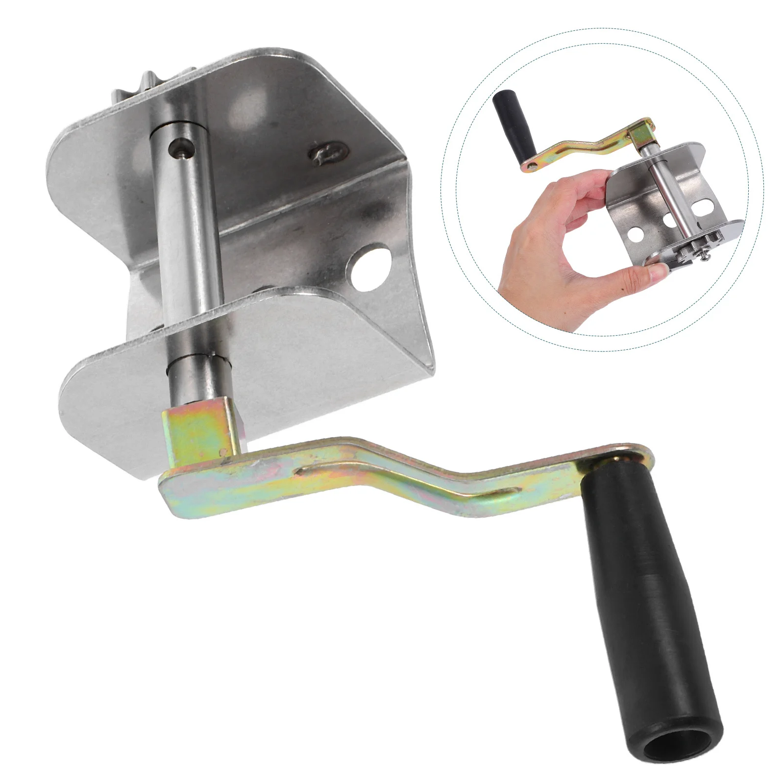 

Outdoor Volleyball Net Tensioner Manual Hand Crank Weather Resistant Rope Tightener for Badminton Volleyball Sports Equipment