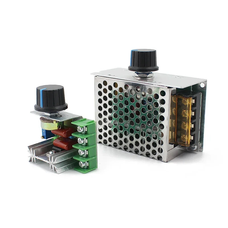 Estabilizador de tensão para pc, 2000w, 4000w, ac 220v scr, regulador de tensão ajustável, controlador de velocidade do motor, termostato regulador