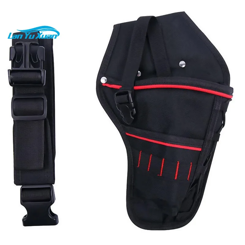 1 قطعة مقاوم للماء الحفر اللاسلكي الحافظة الخصر حقيبة متعددة الوظائف حقيبة أدوات لمفك المطرقة وجع