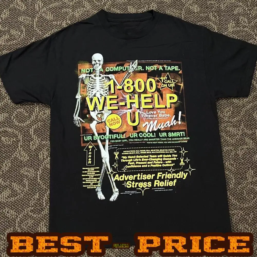 BEST PRICE- Sam Hyde Shirt 1-800 We Help U MDE Happy World Daddy World Peace