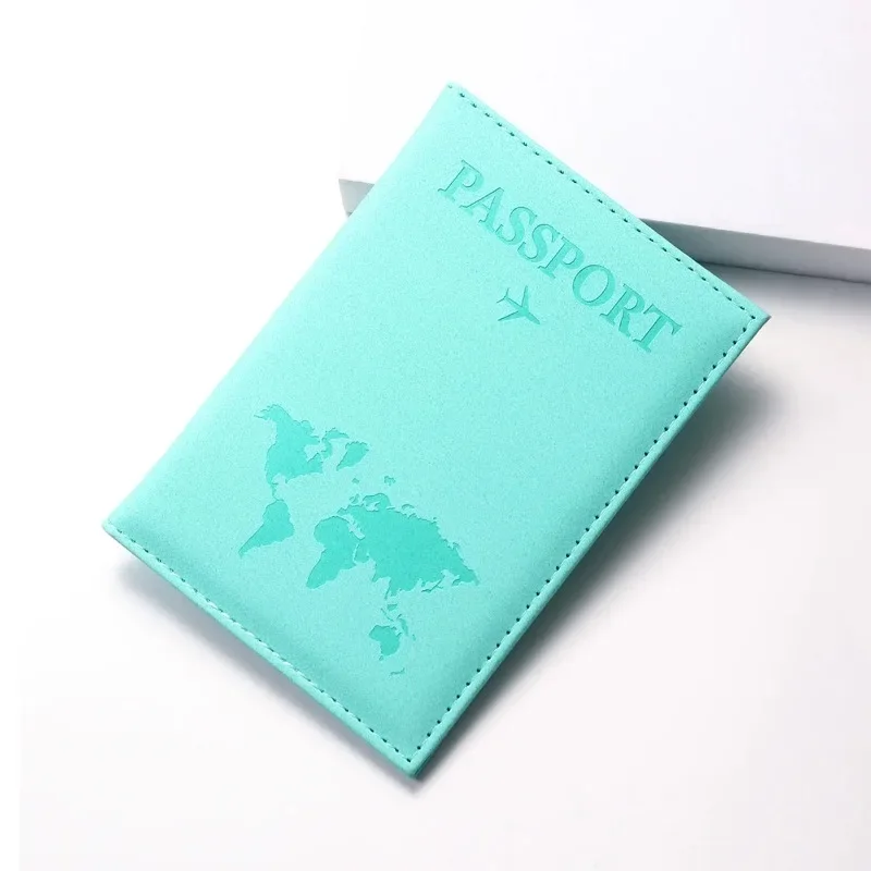 Air Plan Travel Accessories Passport Holder ID Cover Women Men Portable Bank Card Passport Business PU Wallet Case Holder Gift