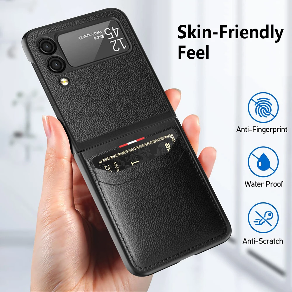 Anti-Shock Comfortable Bag Case for Samsung Galaxy Z Flip 6 5 5G Flip6 Flip4 Flip3 Flip 4 3 Mobile Phone Leather Funda Cover