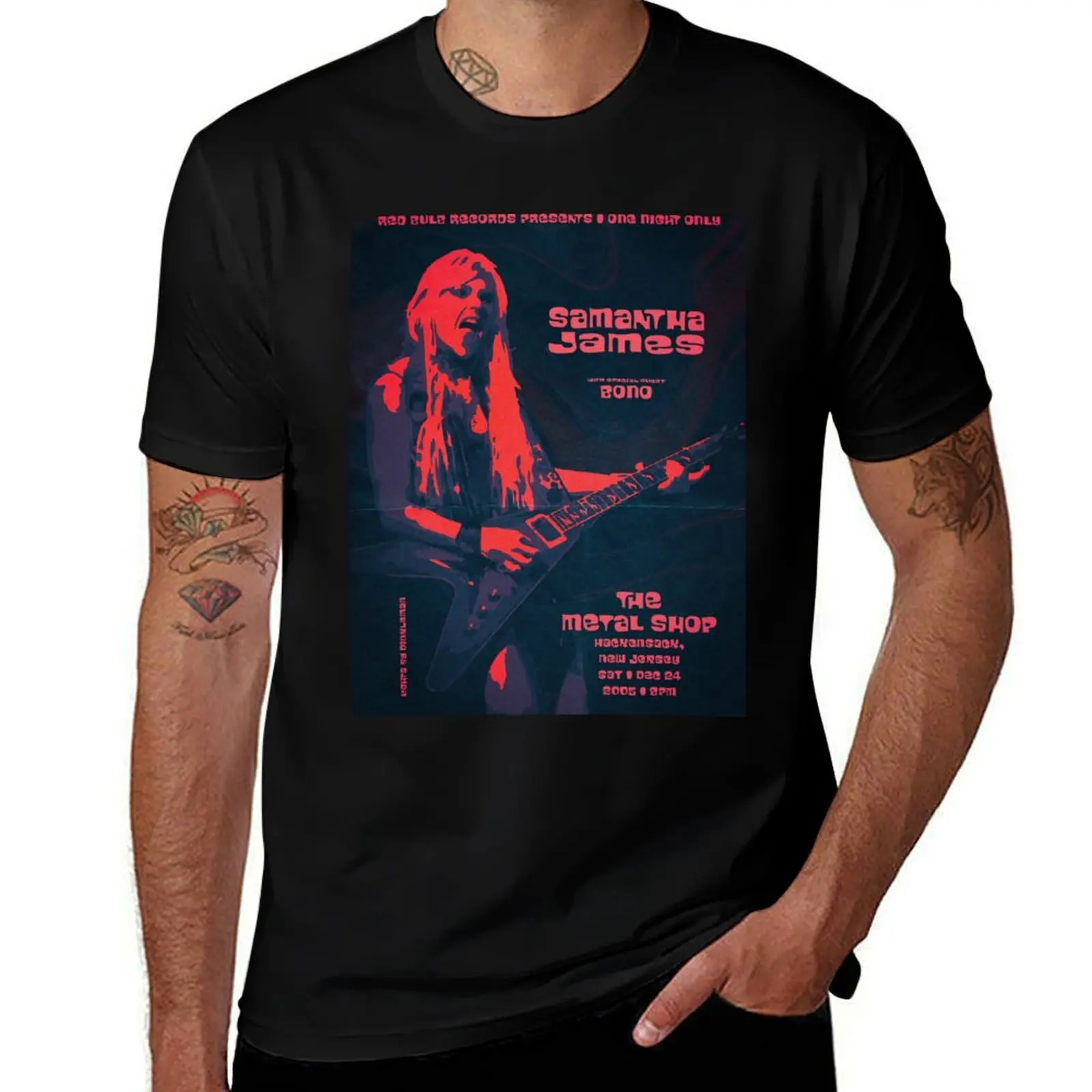 Just Friends - Samantha James Concert Poster T-Shirt Quick Dry Light Sports T-Shirt