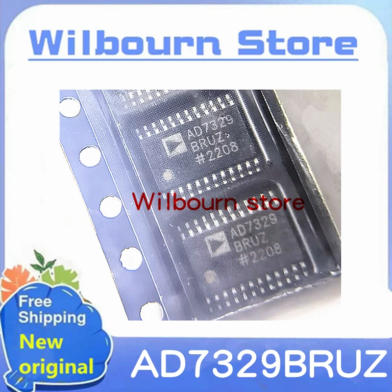 

2PCS~10PCS/LOT AD7329BRUZ AD7329BRU AD7329 BRUZ TSSOP24 100% New Spot stock