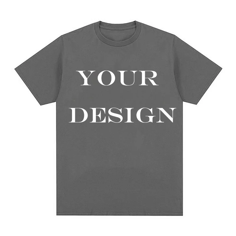 Custom T-shirt Design Your Own Text Logo Image Printed Tshirt DIY Cotton Short Sleeve Men Women Personalized T Shirts Gifts