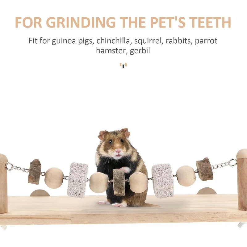 

Игрушки для хомяков, песка, попугаев и кроликов, изготовленные из дерева, многофункциональная рама для восхождения, принадлежности для маленьких домашних животных.