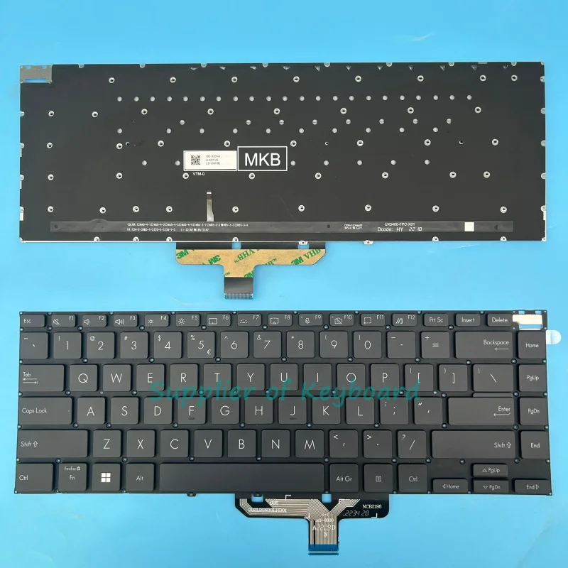 New English Keyboard For ASUS Zenbook 14X UX5401Z UX5401E UX5400Z UX5400ZB UM5401 UM5401QA Laptop Backlit