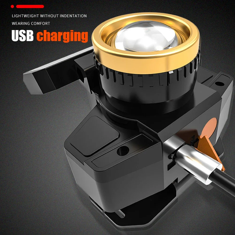 Solar Charging XPE LED Headlamp Motion Sensor Headlight &Battery Head Flashlight USB Waterproof Camp Head Lamp Torch Work Light