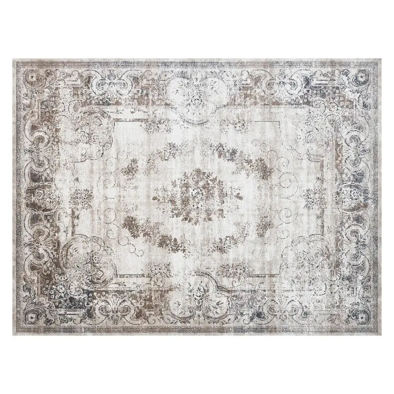 

6x9 Boho Area Rug, Machine Washable Carpet for Living Room, Bedroom, Dining Room, Kitchen, Home Office, Brown