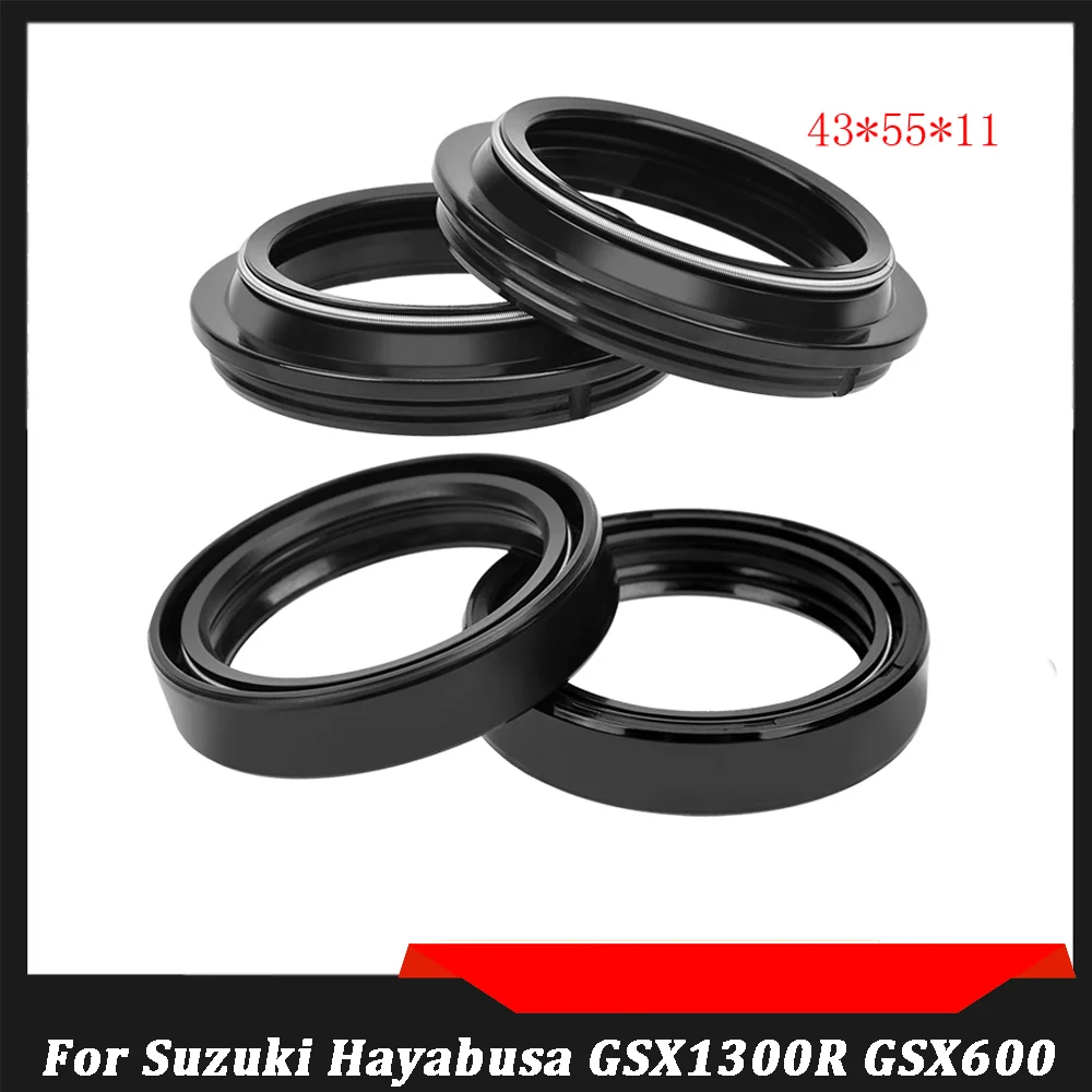 

Fork Oil Seal & 43 55 Dust Cover For Suzuki Hayabusa GSX1300R GSX600 GSX700 GSX1000 For Kawasaki ZX-10R ZX-12R ZRX400 ZXR750