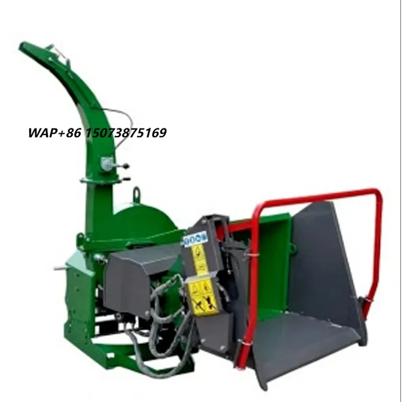 Heavy Duty PTO Tractor Rear Wood Chipper BX72R Trailer Type Wood Crusher for Forest Clearing & Farm Waste Disposal
