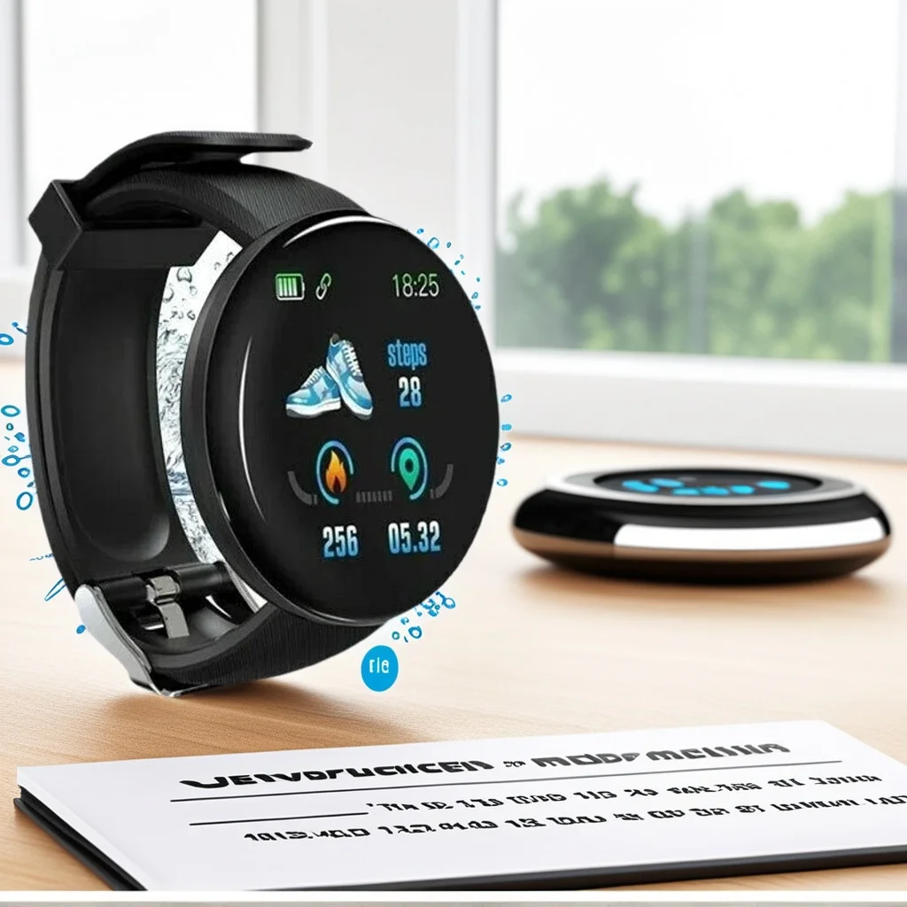 

​ ​ Умные часы Bluetooth с монитором артериального давления и сердечного ритма — спортивный цифровой трекер ​ ​