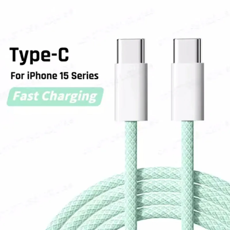 NEW PD60w USB C to Type-C Fast Charger Cable For Oneplus 10 9 8 7 OPPO VIVO Realme Huawei Honor Huawei  Fast Charging Data Cord