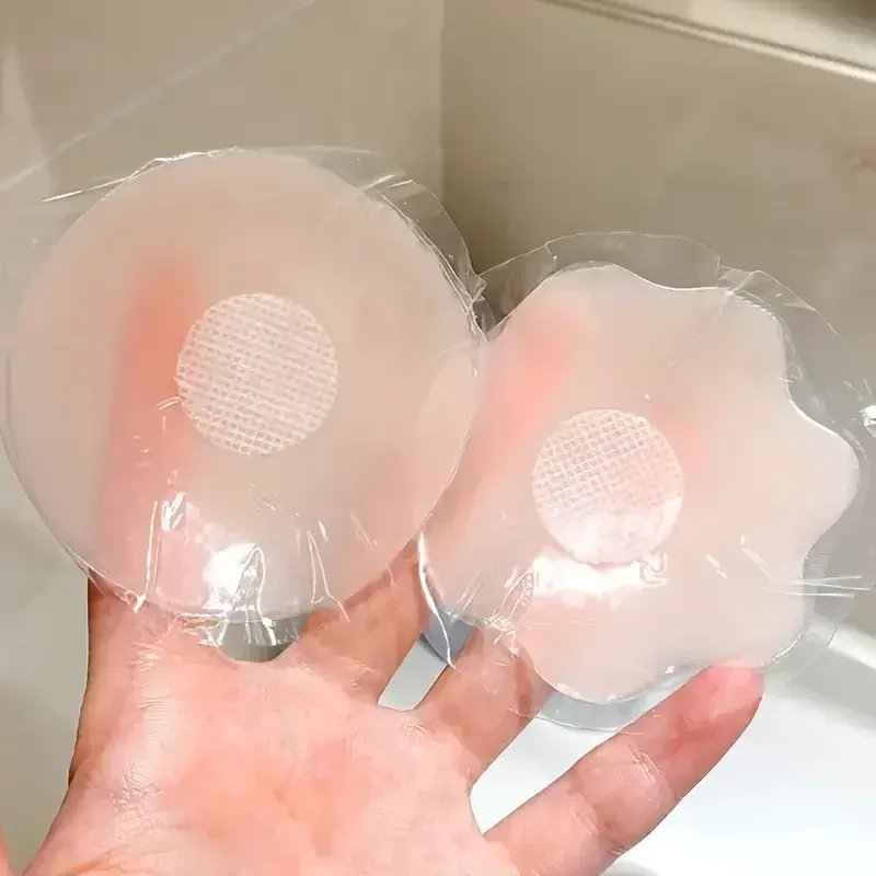 Silicone Nipple Cover Reusable Women Bra Sticker Breast Petal Strapless Lift Up Bra Invisible Boob Pads Chest Pasties Intimates