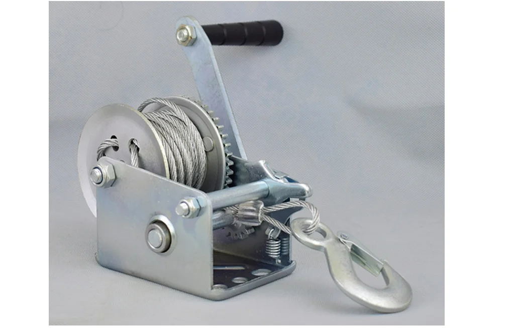 Hand Winch 800-3000 Pounds Manual Winch Wire Rope Traction Hoisting Winch