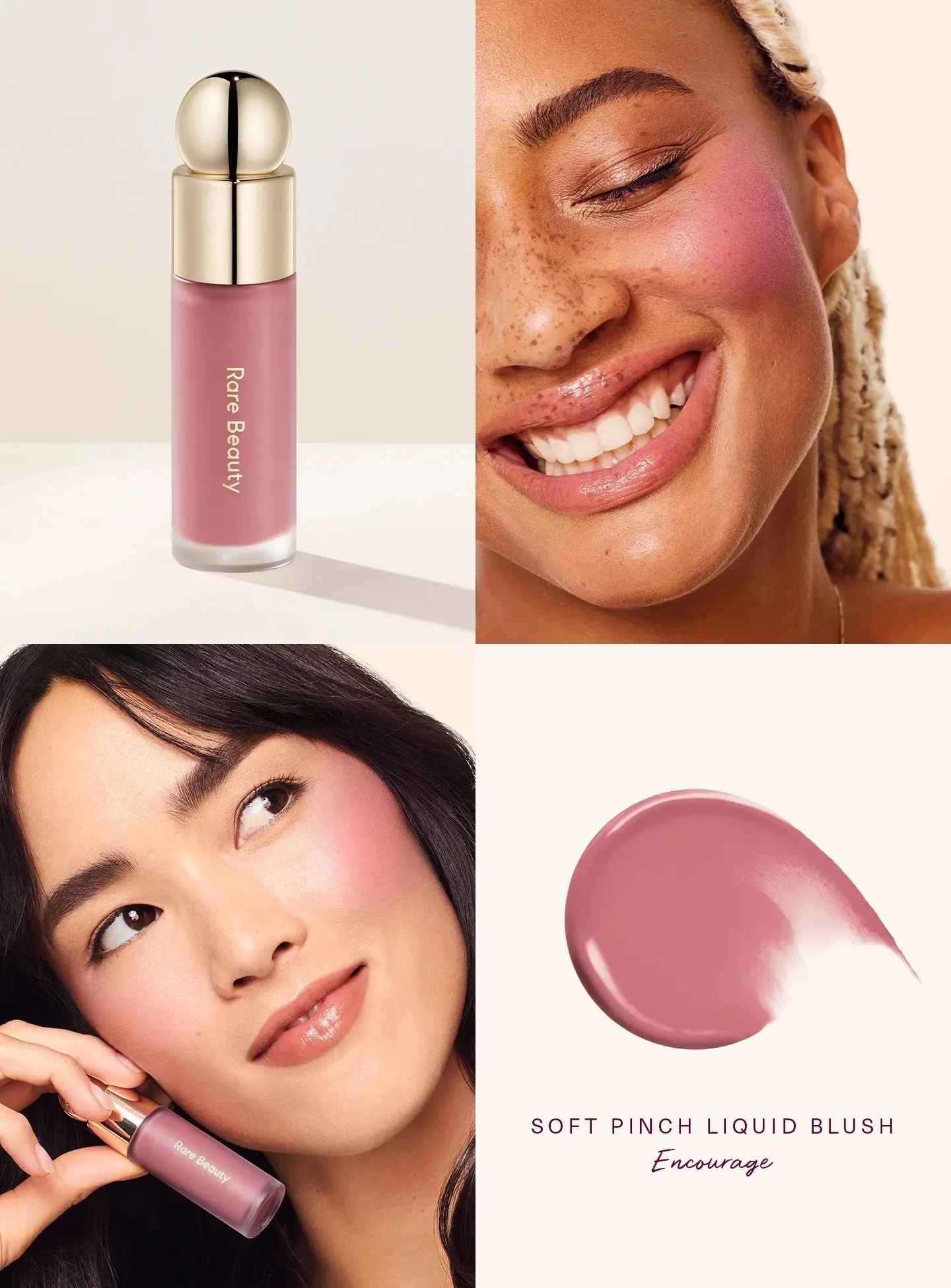 Zeldzame Schoonheid Licht Zijdeachtige Touch Markeerstift Zachte Pinch Vloeibare Blush Positief Licht Lqiuid Luminizer Blijf Kwetsbare Smeltende Blush