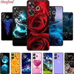 Phone Case For Xiaomi Poco M6 4G Back Cover Case Shockproof Black Silicone Soft Funda For Poco M6 Case PocoM6 M 6 6.79