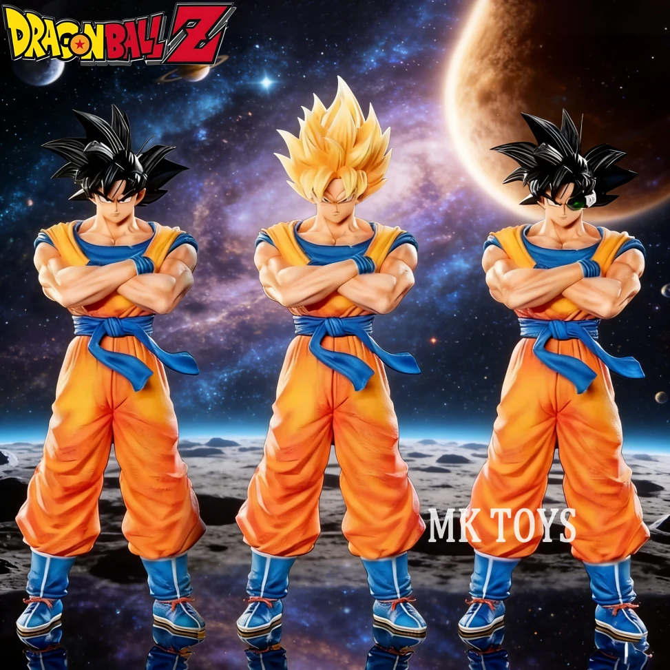 Figura de Anime Dragon Ball Z de 30 cm/11,81 pulgadas, Figuras de Acción de Goku, Estatua de PVC, Adorno de Escritorio, Modelo Coleccionable, Juguetes, Regalos