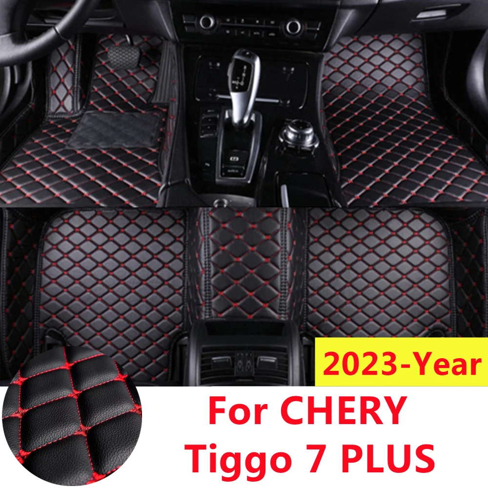 

Автомобильные коврики SJ для CHERY Tiggo 7 PLUS, 2023 лет, водонепроницаемые передние и задние напольные коврики, автозапчасти